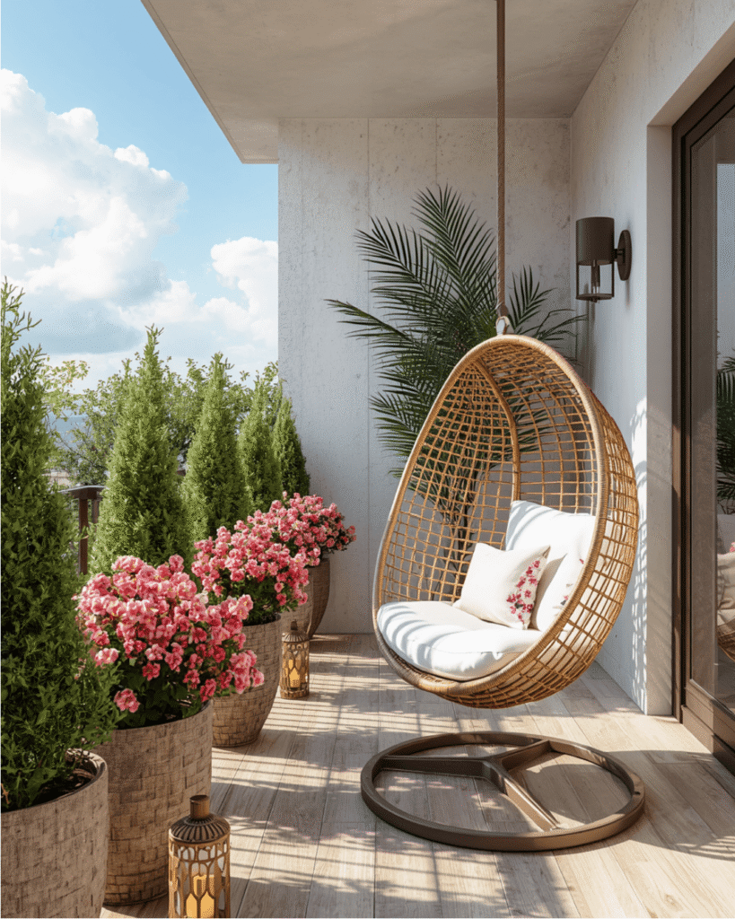 6. Luxury Balcony Lounge Ideas for Comfortable Outdoor Living