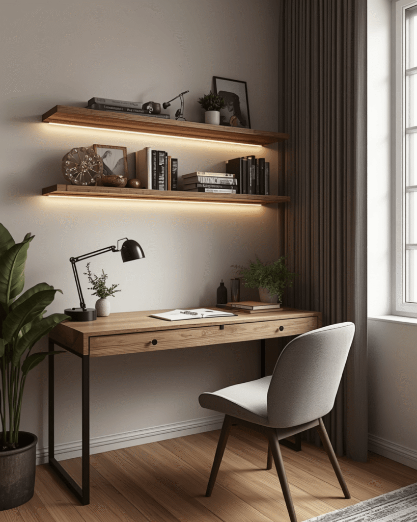 2. Minimalist Home Office Setup for Small Spaces