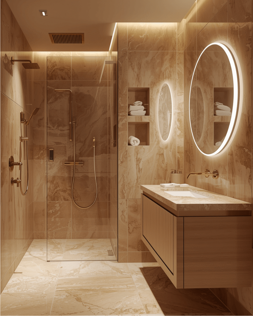 8. Contemporary Bathroom Lighting Ideas