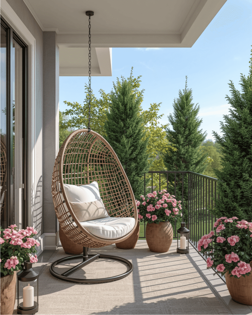 4. Elegant Outdoor Seating Ideas for Apartment Balconies