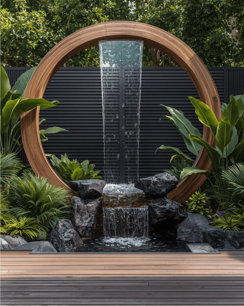 2. Luxury Garden Waterfall Ideas That Elevate Outdoor Living
