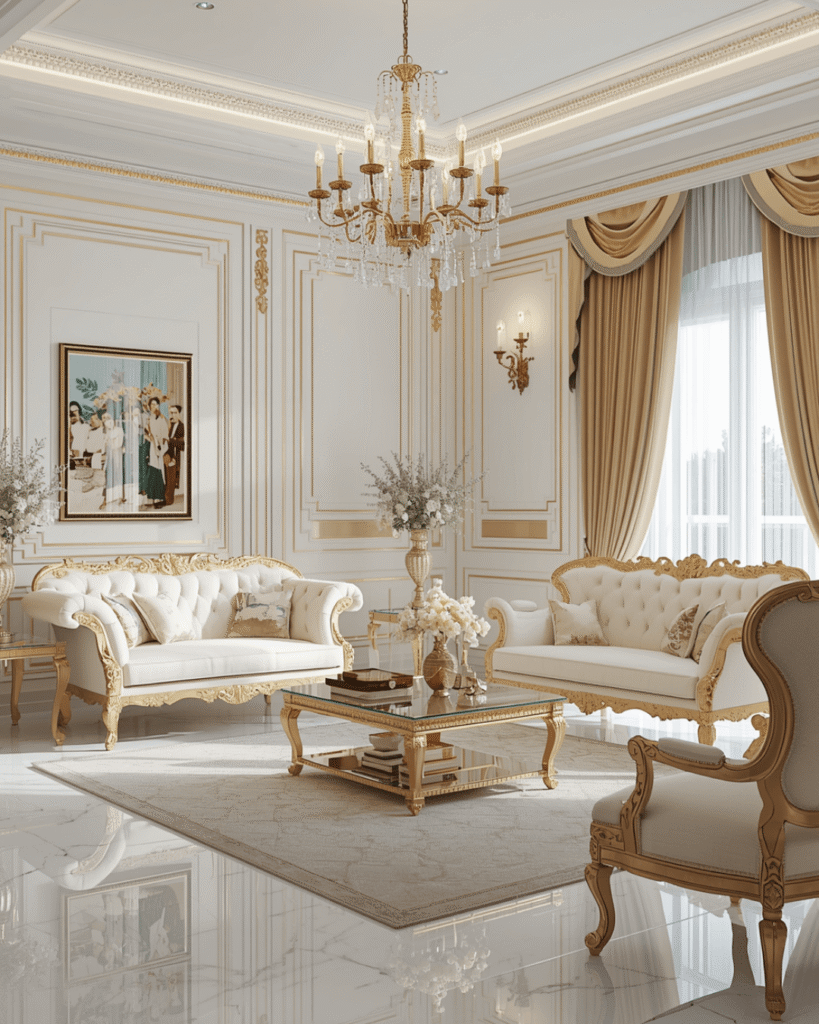 10. :Grand Living Room Styling Ideas for an Upscale Interior