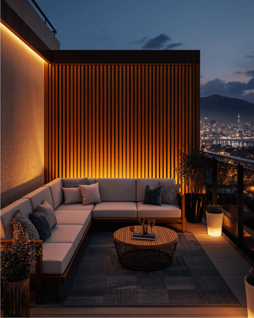 6. Elegant Balcony Furniture Ideas for Modern Apartments