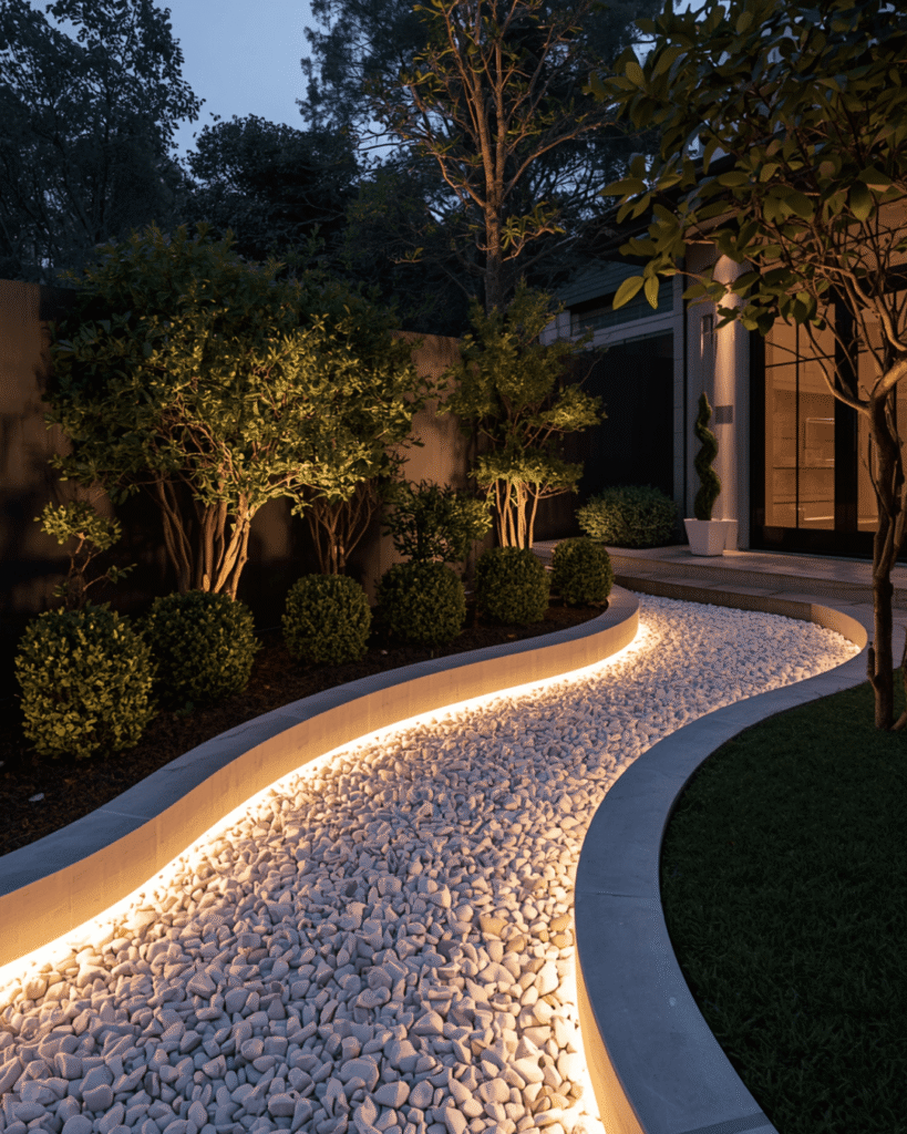 Modern Garden Border Lighting Ideas for a Luxury Outdoor Landscape