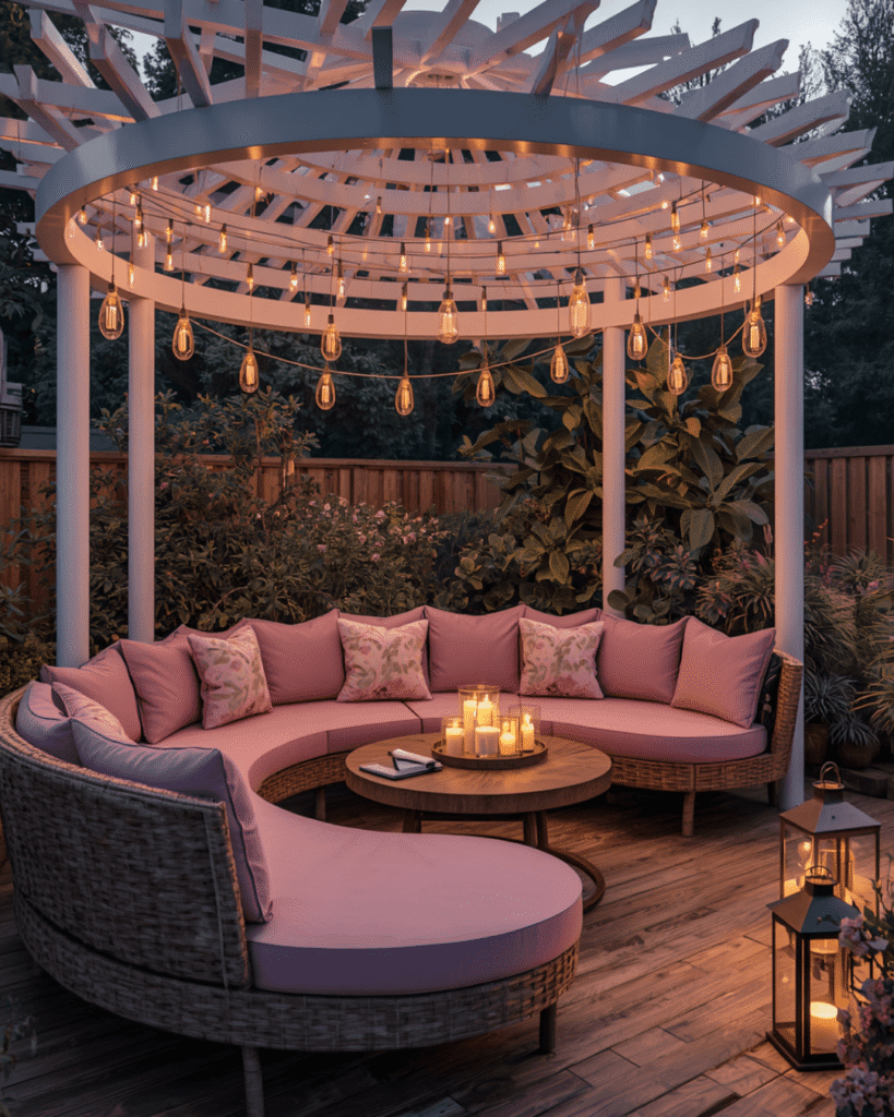 7. Elegant Circular Pergola Designs That Elevate Outdoor Living