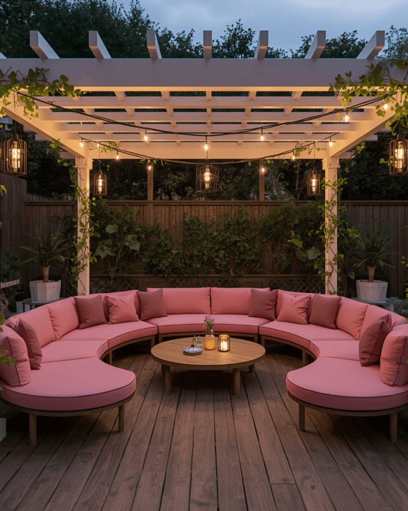 8. Stunning Pink Patio Furniture Ideas for Modern Outdoor Spaces