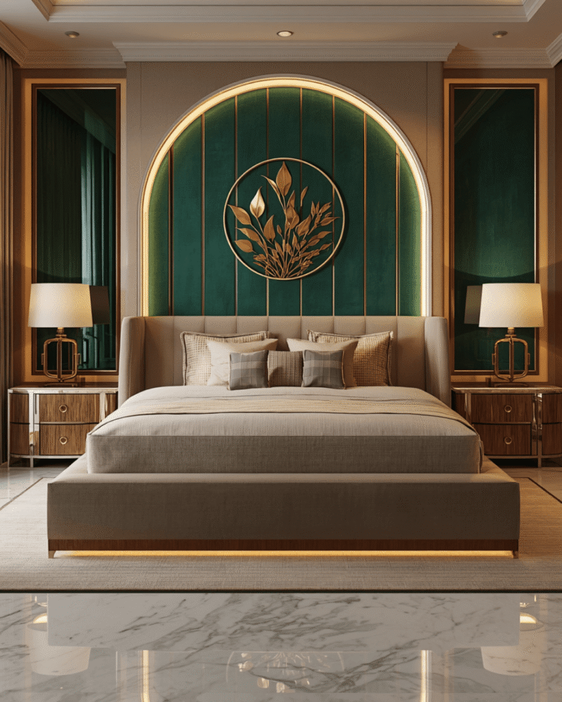 10. Luxury Hotel Style Bedroom Design