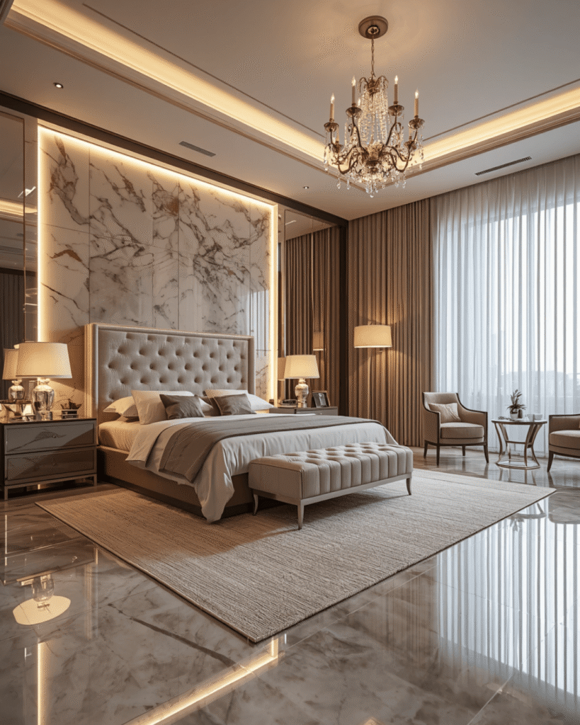 4. Luxury Master Bedroom Ideas with Soft Lighting