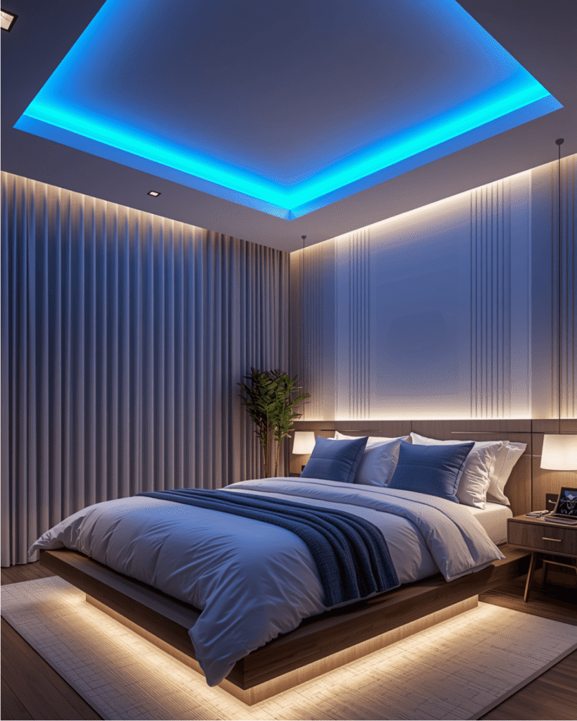 10. Stylish Blue Bedroom Decor Trends for Modern Living