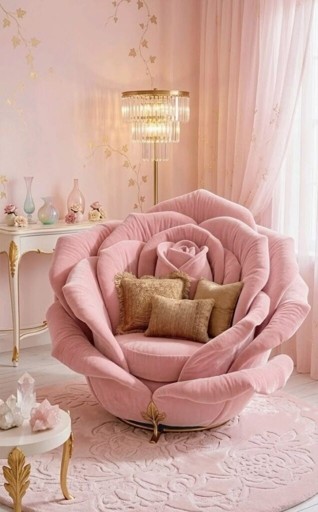 10 Luxury Rose Chair Ideas for Elegant Home Interiors