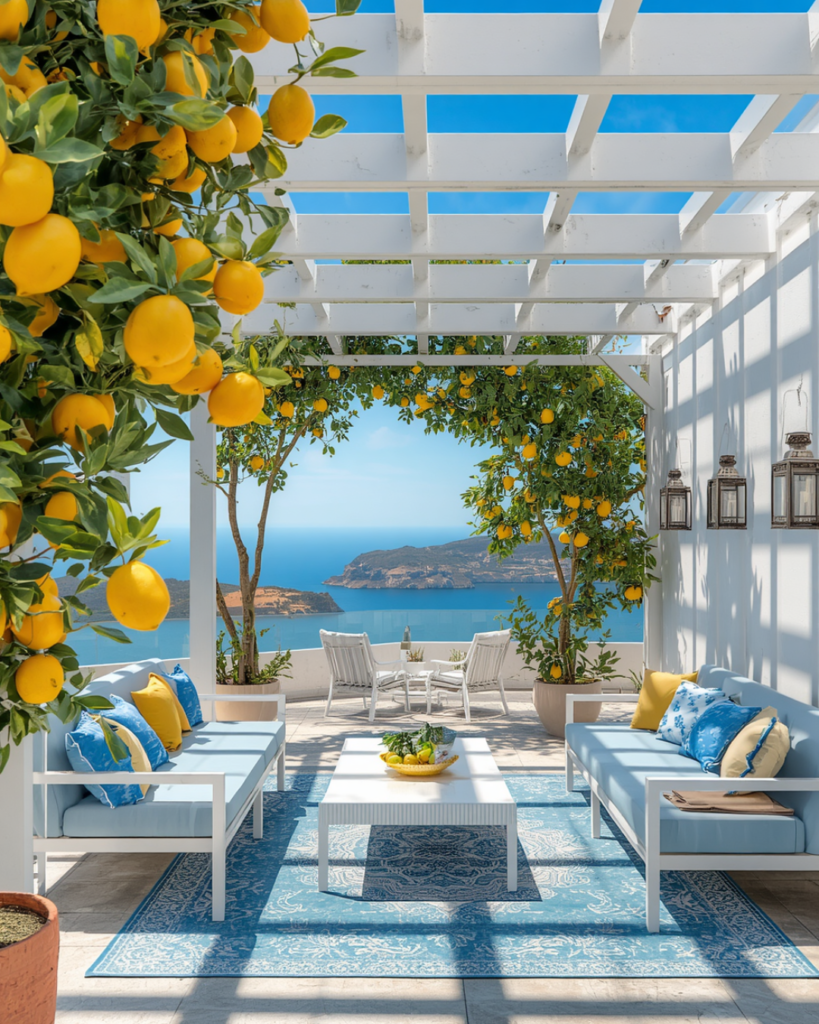 10 Mediterranean Lemon Patio Decor Ideas and Refreshing Outdoor Retreat