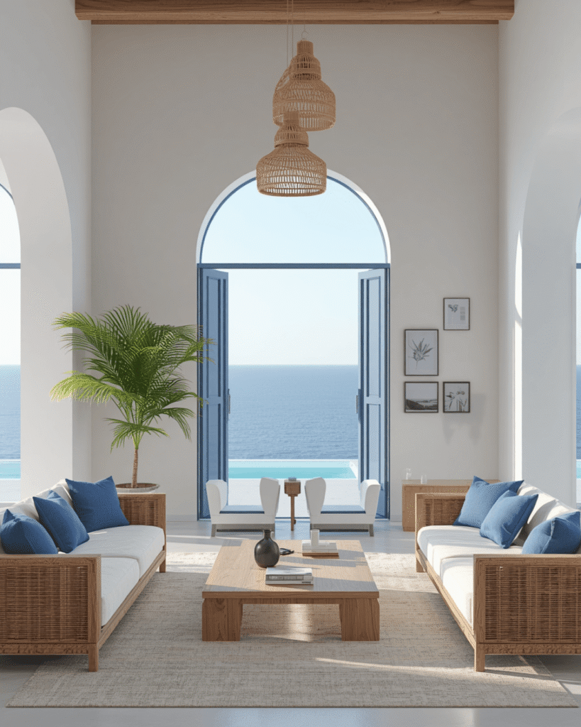 1. Mediterranean Living Room Ideas 