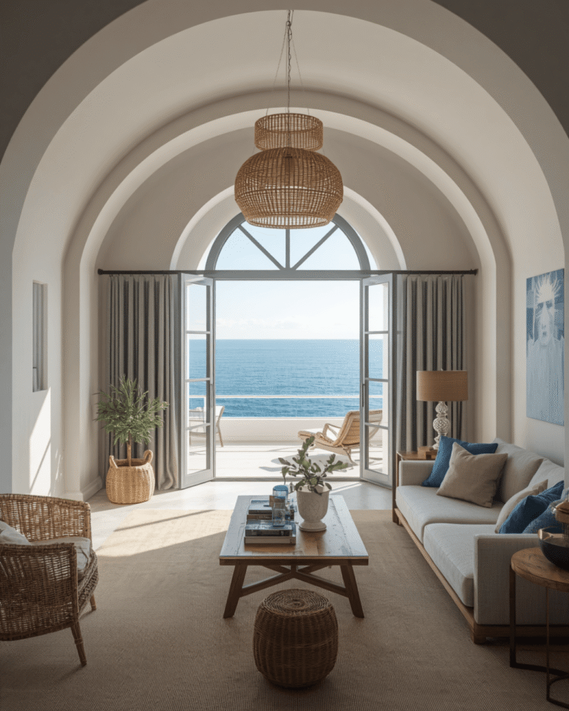 5. Luxury Coastal Living Room Ideas 