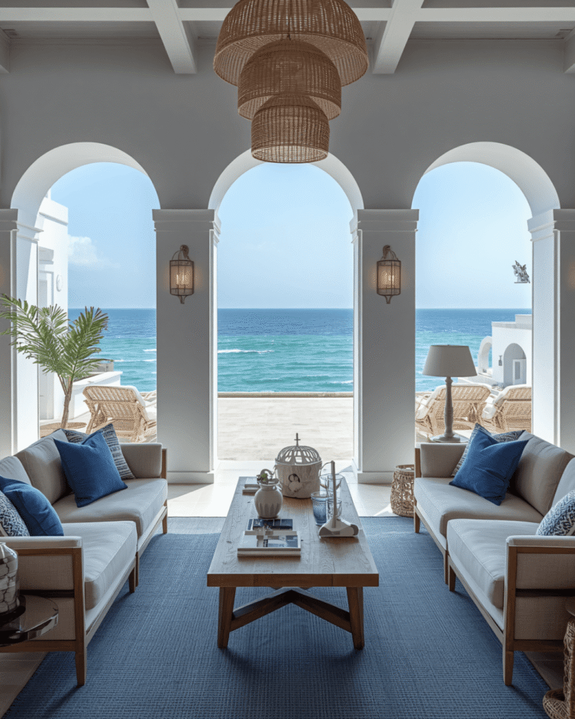 6. Arched Window Living Room Ideas 