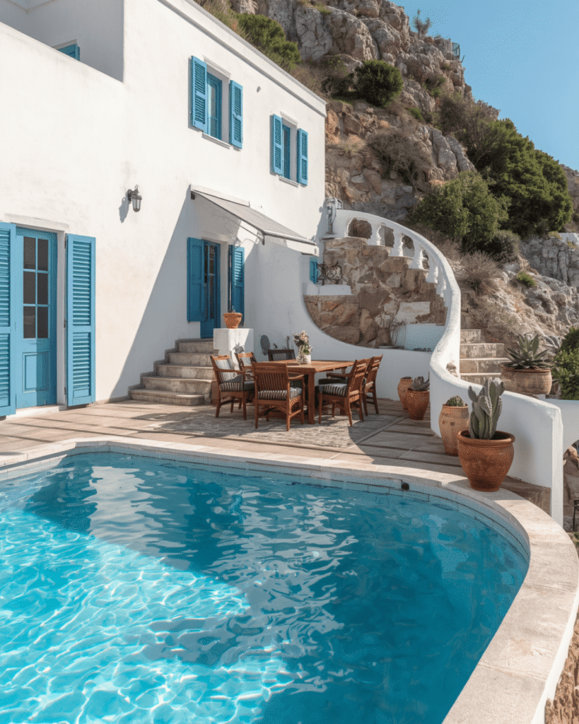 5. Luxury Mediterranean Outdoor Living Space 