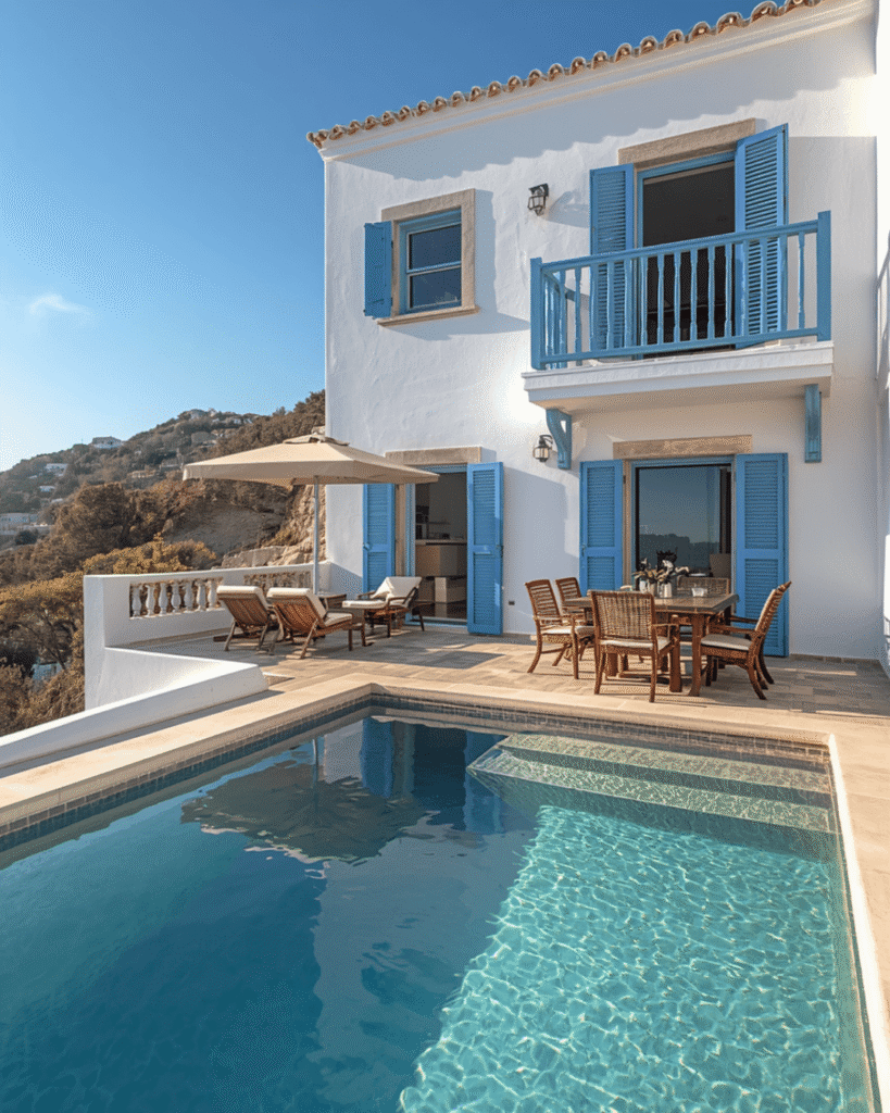 6. Mediterranean Poolside Lounge Ideas