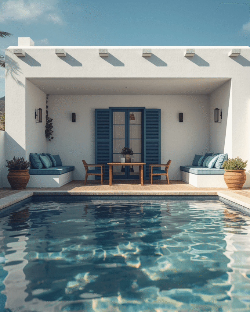 10. Coastal Mediterranean Home Exterior