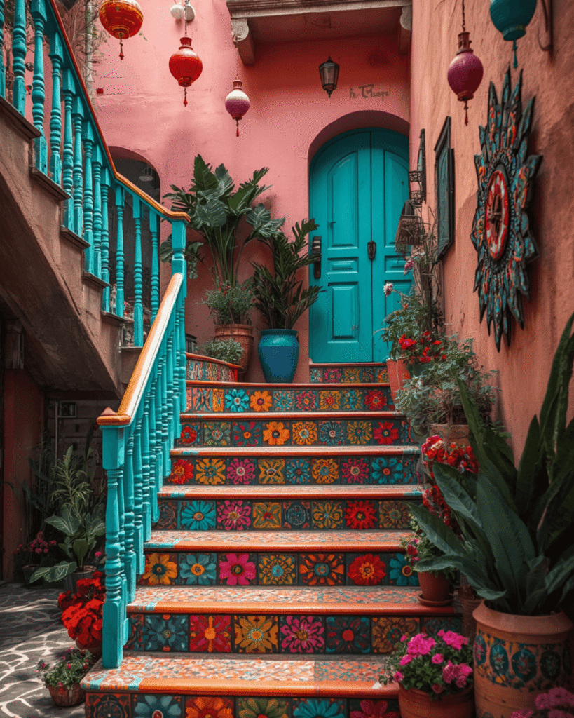 8. Creative Courtyard Designs Inspired