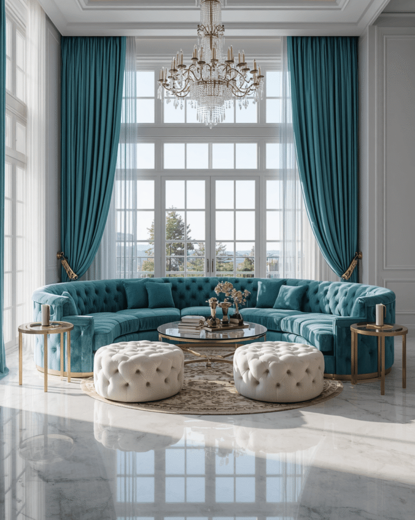 5. Elegant Curtain Styling Ideas for Living Rooms