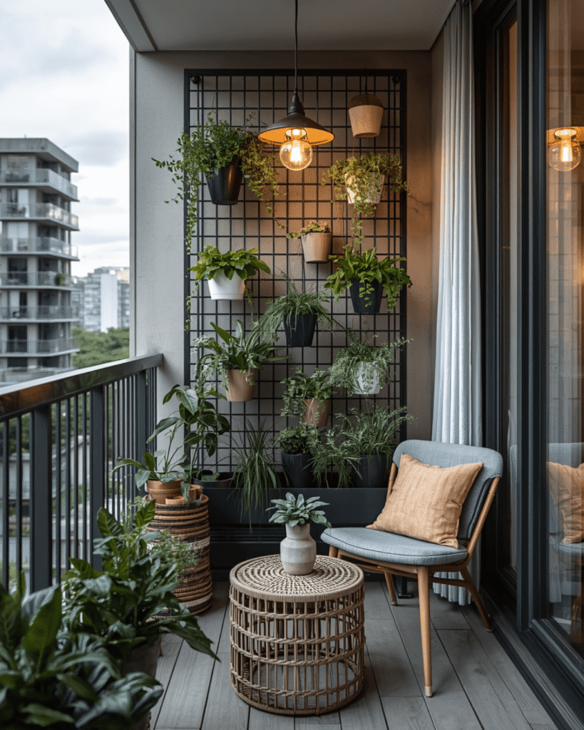 5. Balcony Makeover Ideas Using Hanging Greenery