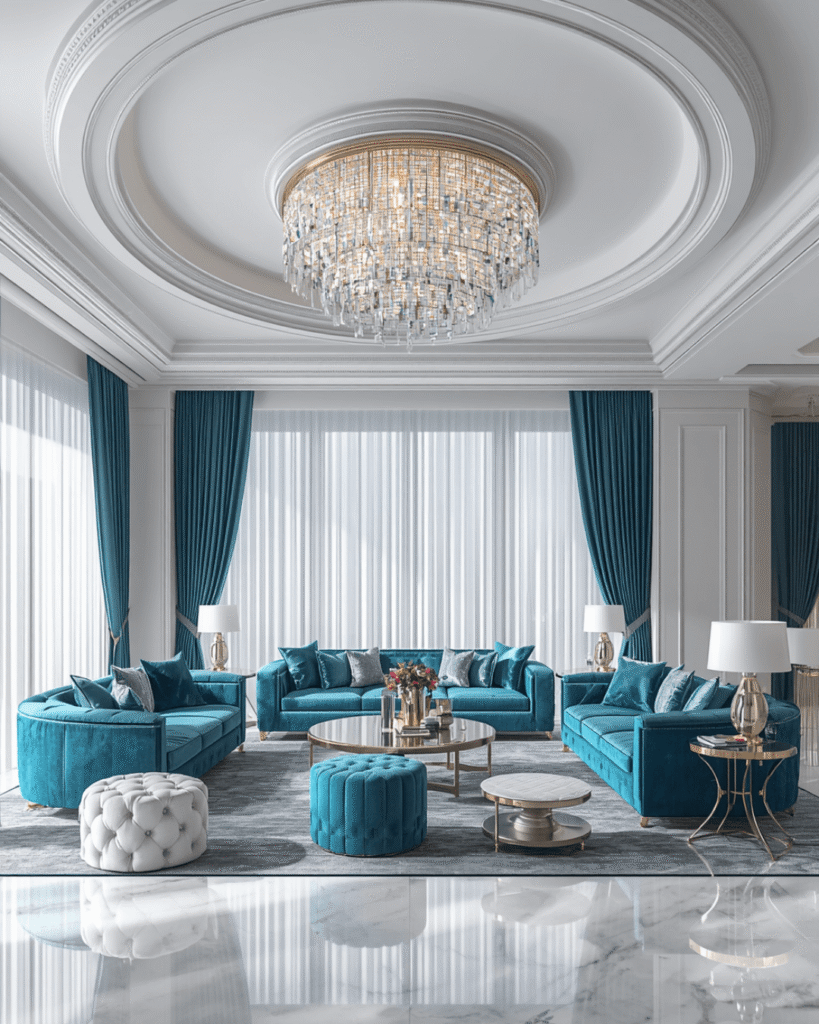 8. Luxury Open Space Living Room Ideas