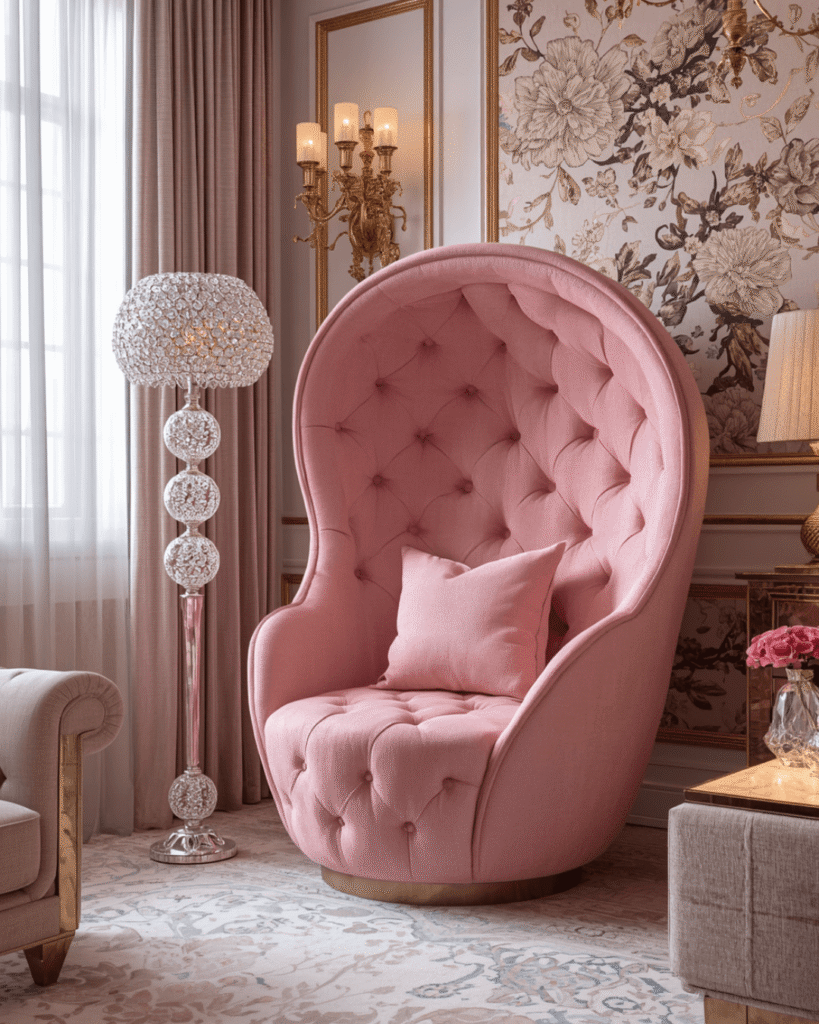 7. Dreamy Pink Lounge Room Ideas