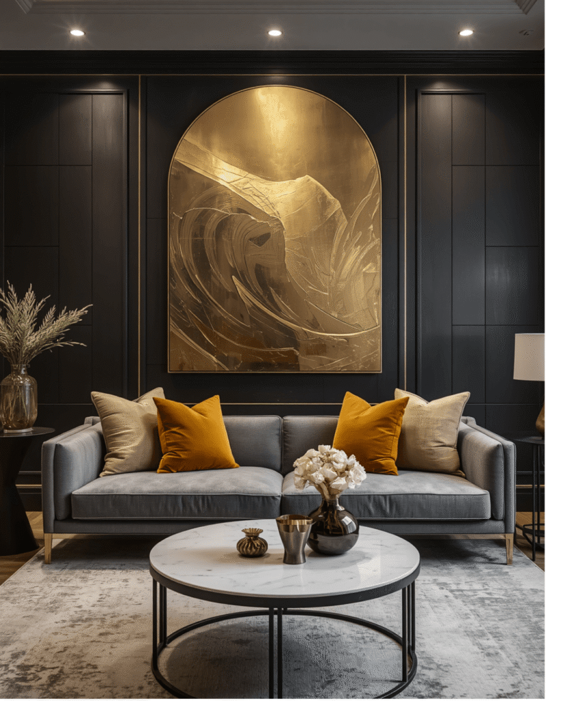 10. Elegant Contemporary Living Room Decorating Ideas