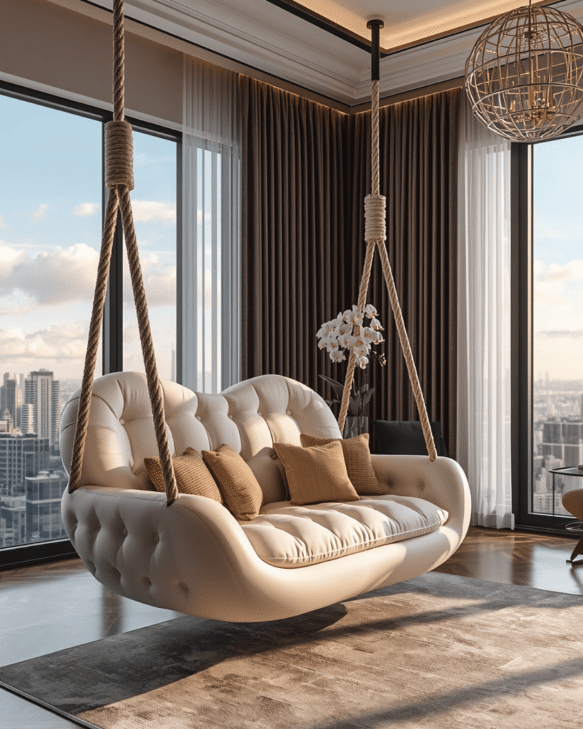 3. Best Hanging Couch Styles for Living Space