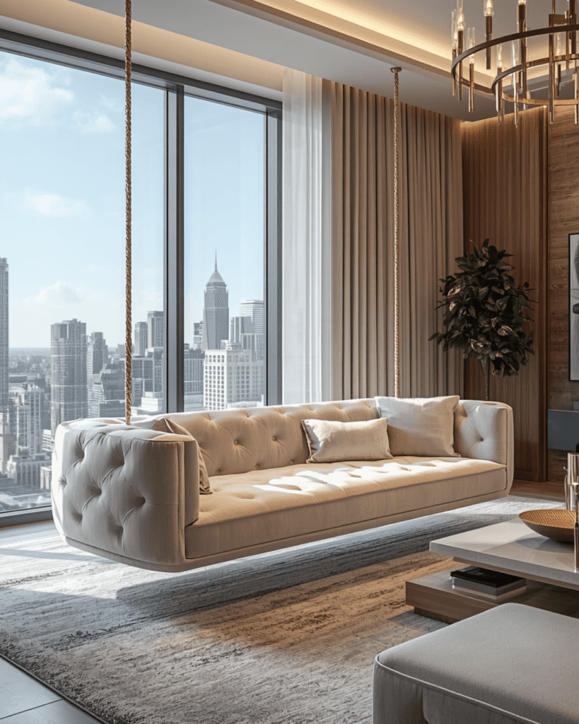 4. Modern Floating Sofa Inspiration
