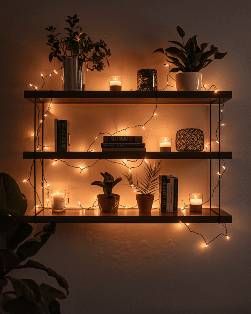 6. Modern Apartment Shelf Styling Ideas