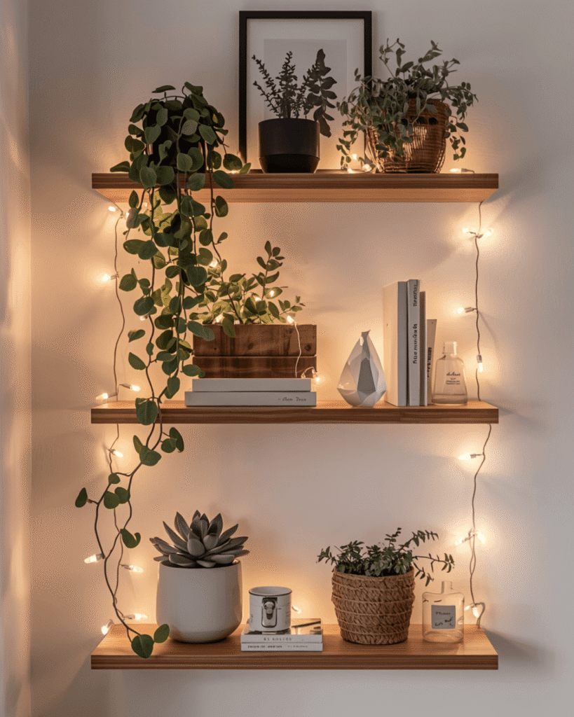 9.Scandinavian Floating Shelf Inspiration