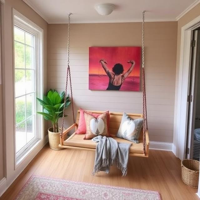 DIY Wooden Swing Chair Ideas for Rustic Home Decor