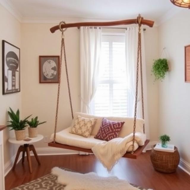 Elegant DIY Swing Chair Ideas for Bedroom Decor