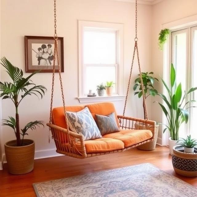 Outdoor DIY Swing Chair Ideas for Backyard Relaxation