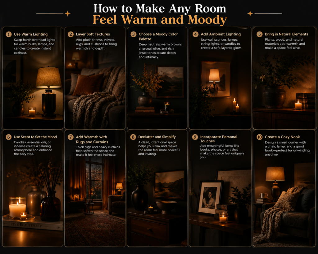 warm and moody room ideas