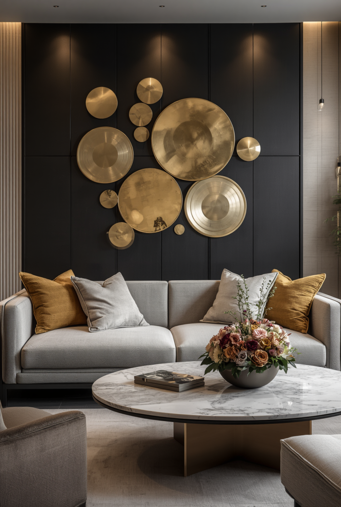 5. Round Marble Coffee Table Styling Ideas for a Luxury Living Room
